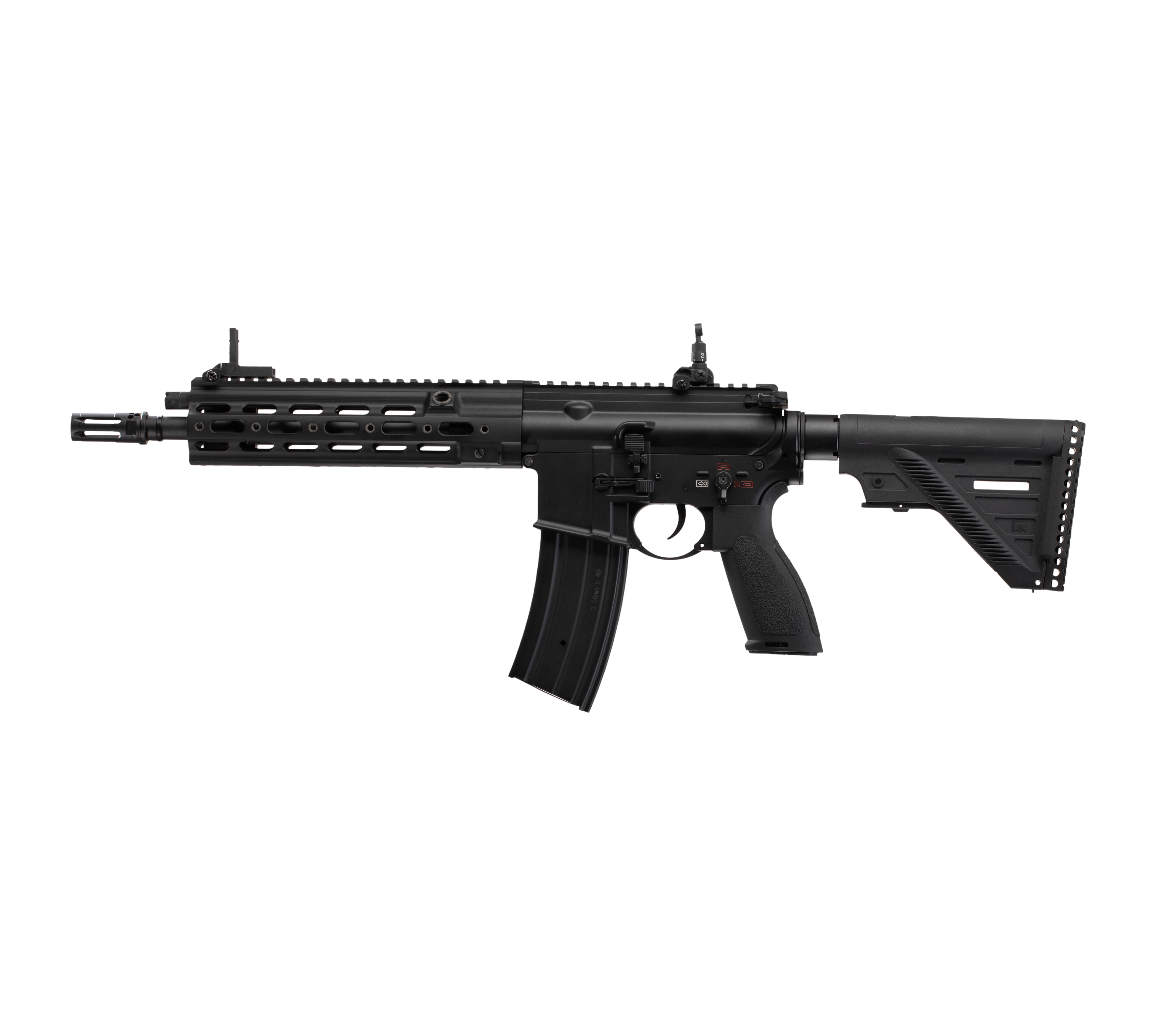 E&C HK416 A5 11.5 Inch Geissele RIS AEG Airsoft Rifle EC-112 — left side